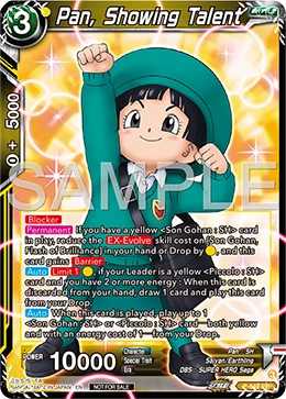Pan, Showing Talent P-649 card