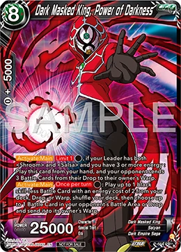 Dark Masked King, Power of Darkness P-654 card