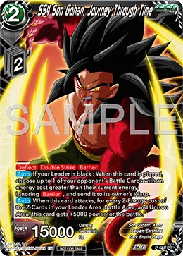 SS4 Son Gohan, Journey Through Time P-658 card