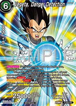 Vegeta, Danger Detection P-663_PR card