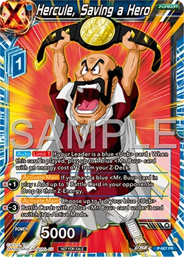 Hercule, Saving a Hero P-667 card