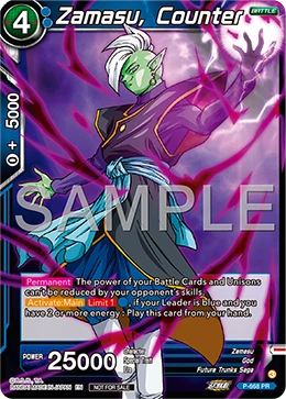 Zamasu, Counter P-668 card