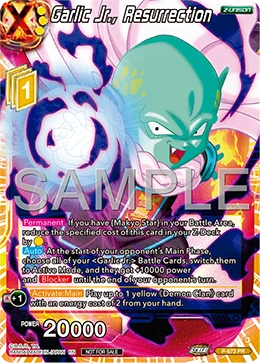 Garlic Jr., Resurrection P-673 Dragon Ball Masters card