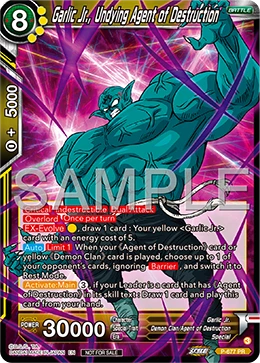 Garlic Jr., Undying Agent of Destruction P-677 Dragon Ball Masters card