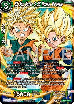 SS Son Goten & SS Trunks, Partners P-683 Dragon Ball Masters card