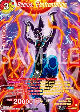 Beerus, Confrontation P-693_PR card