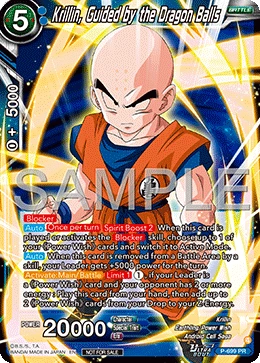 Krillin, Guided by the Dragon Balls P-699 Dragon Ball Masters card