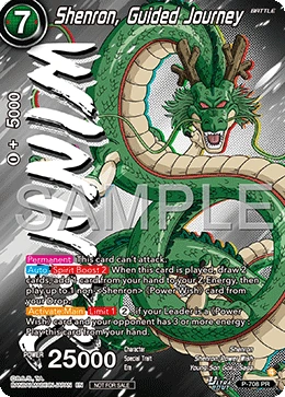 Shenron, Guided Journey P-708 Dragon Ball Masters card, Event