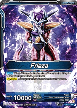 Frieza P-713 Dragon Ball Masters card