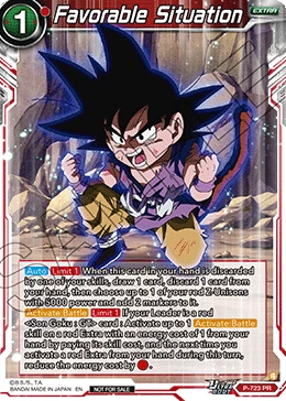 Favorable Situation P-723 Dragon Ball Masters card