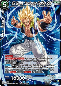 SS Gogeta, Overflowing Fighting Spirit P-728 card
