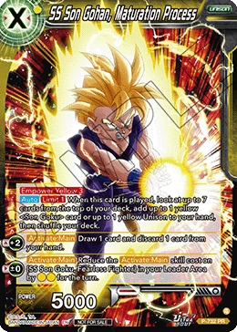 SS Son Gohan, Maturation Process P-732 Dragon Ball Masters card