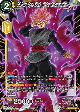 SS Rosé Goku Black, Divine Condemnation P-756 card