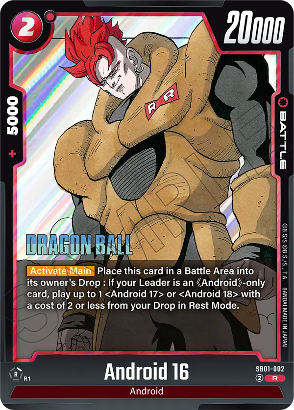 Android 16 SB01-002 card