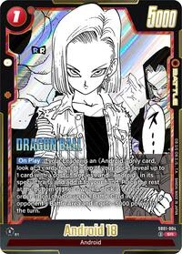 Android 18 SB01-004 Dragon Ball Fusion World card, Variant 1