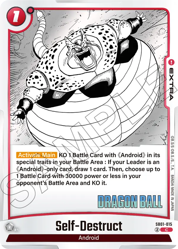 Self-Destruct SB01-015 card