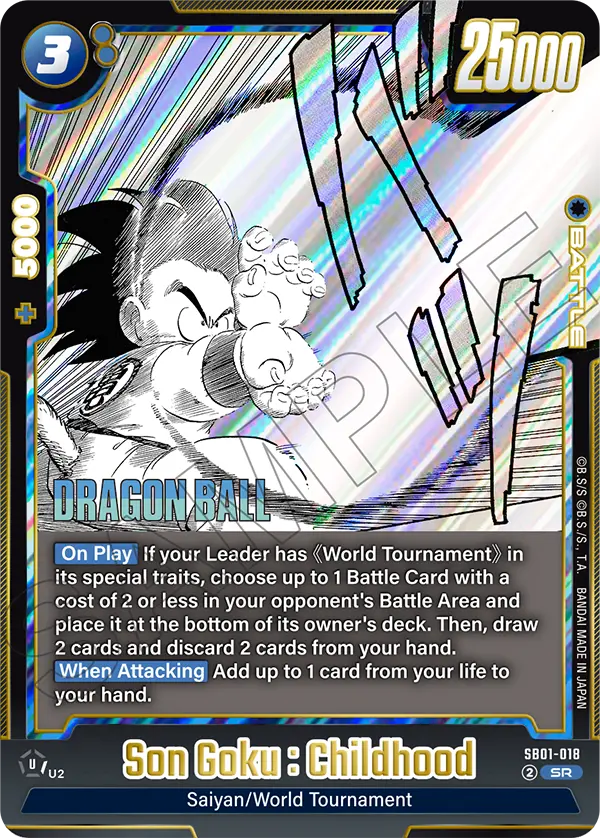 Son Goku : Childhood SB01-018 card