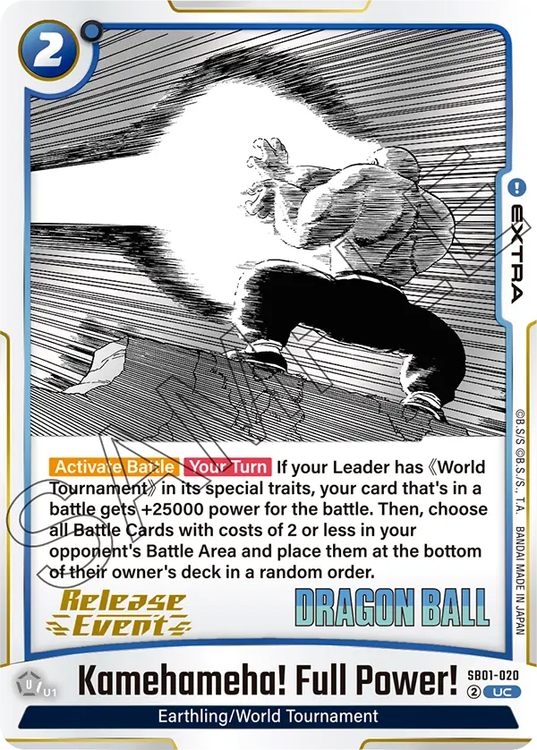 Kamehameha! Full Power! SB01-020-p1 card