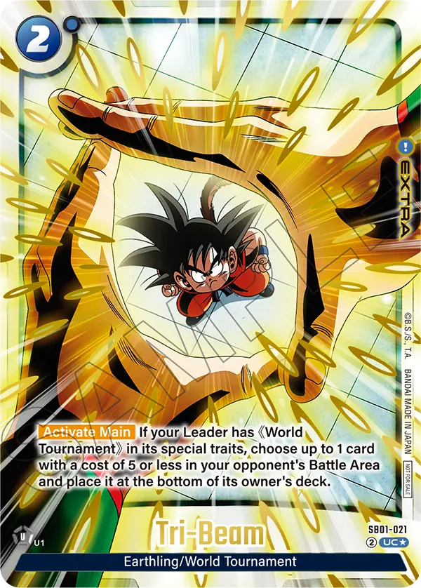 Tri-Beam SB01-021 Dragon Ball Fusion World card, Variant 3