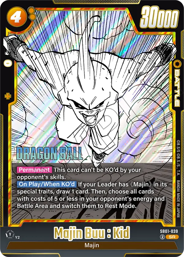 Majin Buu : Kid SB01-039 card