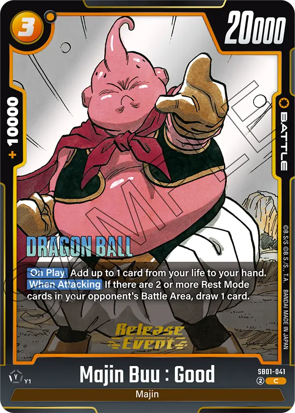 Majin Buu : Good SB01-041-p1 card