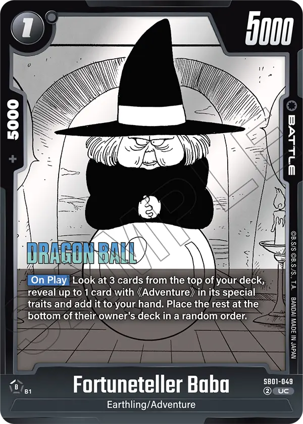 Fortuneteller Baba SB01-049 card