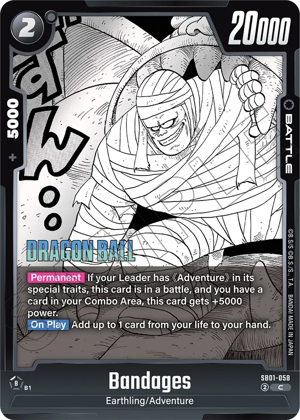 Bandages SB01-058 card