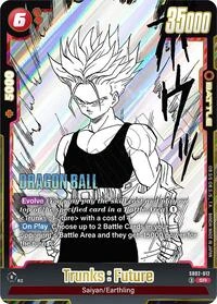 Trunks : Future SB02-012 Dragon Ball Fusion World card, Variant 1