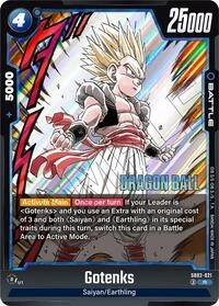 Gotenks SB02-021 Dragon Ball Fusion World card, Variant 1
