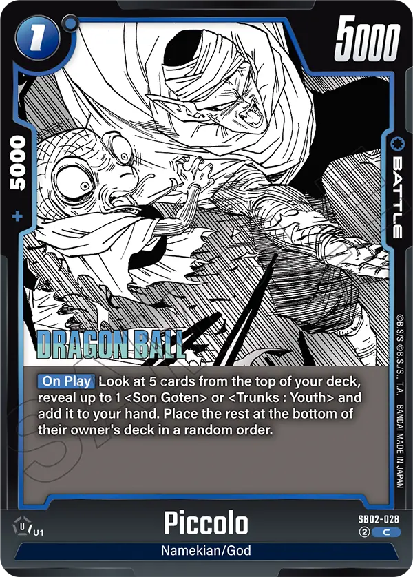 Piccolo SB02-028 card