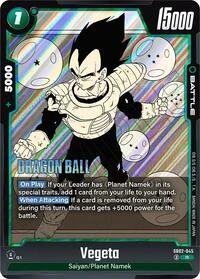 Vegeta SB02-045 Dragon Ball Fusion World card, Variant 1