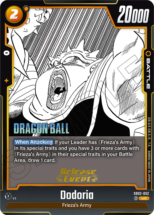 Dodoria SB02-052-p1 card