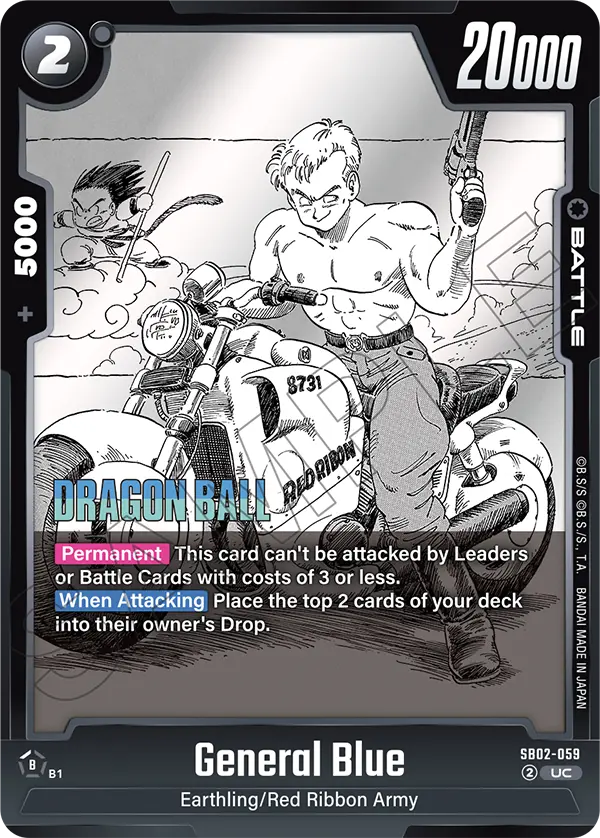 General Blue SB02-059 card