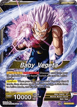 Baby Vegeta SD10-01 Dragon Ball Masters card