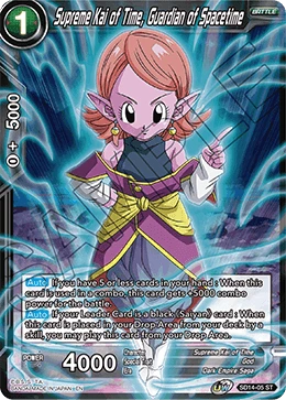 Supreme Kai of Time, Guardian of Spacetime SD14-05 card