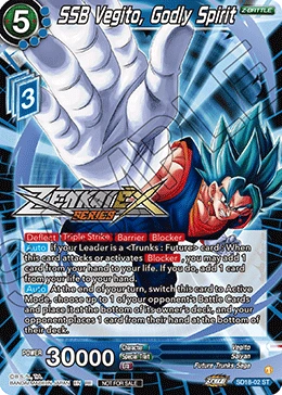 SSB Vegito, Godly Spirit SD18-02_PR04 card