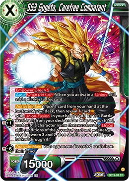 SS3 Gogeta, Carefree Combatant SD19-03 card