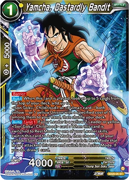 Yamcha, Dastardly Bandit SD20-05 card