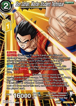 Son Gohan, Master-Student Technique SD21-04 card