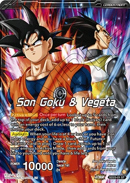 Son Goku & Vegeta SD23-01 card
