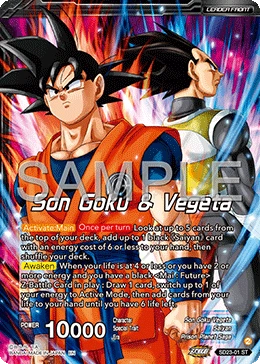 Son Goku & Vegeta SD23-01_PR