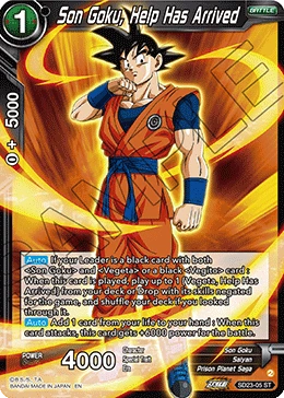 Son Goku, Help Has Arrived SD23-05 card
