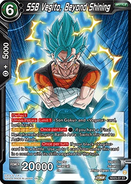 SSB Vegito, Beyond Shining SD23-07 card