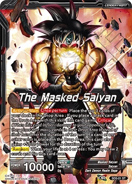 The Masked Saiyan SD3-01 card
