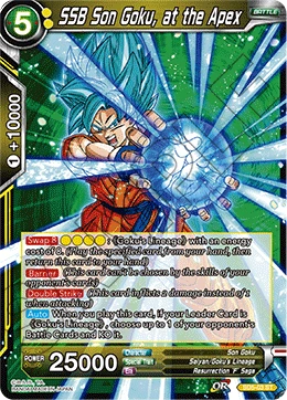 SSB Son Goku, at the Apex SD5-03 card