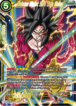 Reborn Might SS4 Son Goku SD5-04 card