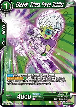Cheelai, Frieza Force Soldier SD8-05 card