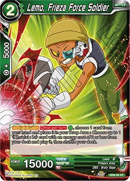 Lemo, Frieza Force Soldier SD8-06 card