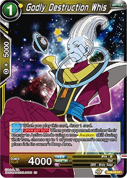 Godly Destruction Whis SD8-09 card