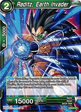 Raditz, Earth Invader SD9-02 card